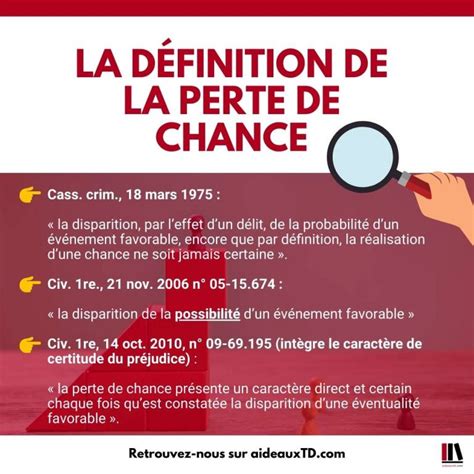 perte de chance def.